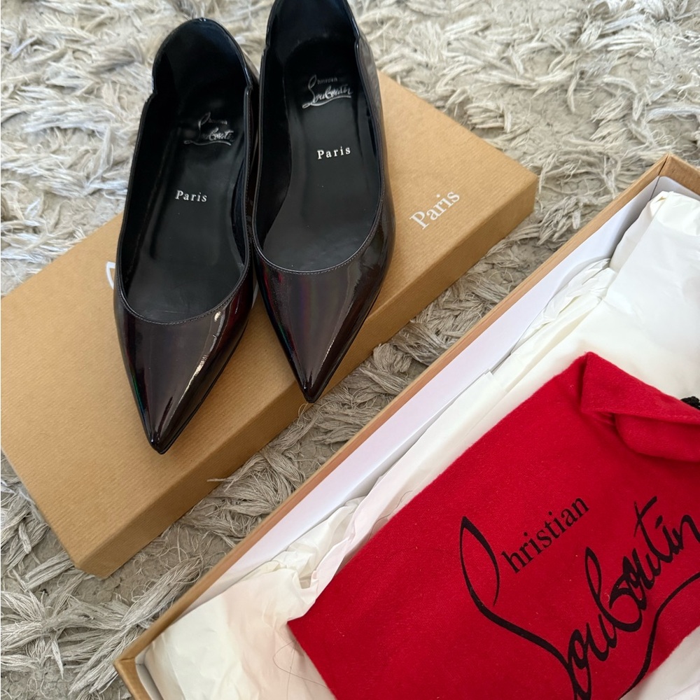 Nordstrom Black Patent Leather Flats